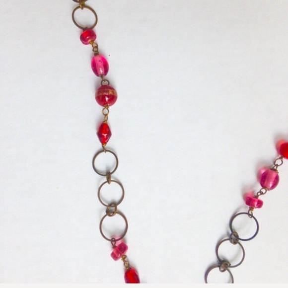 Handblown Glass Bead Necklace (Fair Trade) - Picture 3 of 8